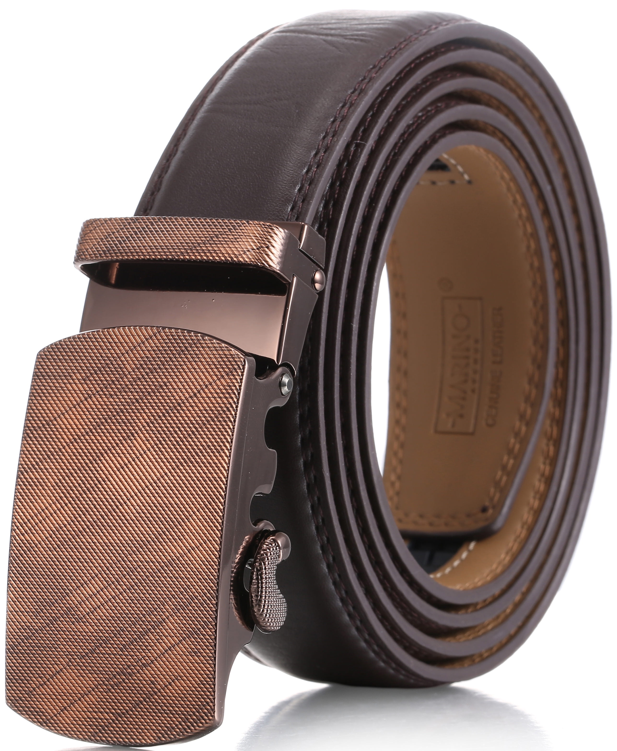 lavemi men's real leather ratchet dress belt Lavemi Men's Real Leather Ratchet Dress Casual Belt, Cut to Exact Fit,Elegant Gift Box(55-44371 44") at Amazon Men's Clothing store