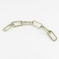 thumbnail image 6 of 48-inch 9-gauge Brushed Brass Square Profile Accessory Chain, 6 of 7