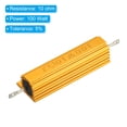 thumbnail image 4 of Unique Bargains 100W 10 Ohm Aluminum Shell Resistor Housing Resistor Housed Case Wirewound Resistors Power Resistor, 5 Pack, 4 of 5
