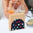 thumbnail image 3 of Yayeee Napkin Holder for Table Kitchen Paper Tissue Organization, Red White Stars, 3 of 8
