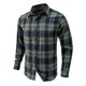 thumbnail image 2 of Camisas Para Hombre Hombre Otoño Invierno de un solo pecho cálido Casual Plaid solapa playa manga larga vacaciones al libre camisa de vacaciones (Grey, XL), 2 of 5