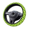 thumbnail image 4 of Gaeub St Patrick's Day7 Breathable Stretch Elastic Steering Wheel Cover, Cool in Summer and Warm in Winter, Universal 15 inch, 4 of 8