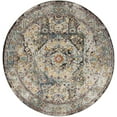 thumbnail image 2 of SAFAVIEH Aria Lucy Traditional Area Rug, Blue/Multi, 6'5" x 6'5" Round, 2 of 6