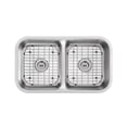 thumbnail image 2 of Undermount 32-1/4 in. 50/50 Bowl Low Divider 18 Ga. Stainless Steel Kitchen Sink, 2 of 2