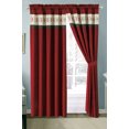 thumbnail image 2 of 11-Pc Heart Diamond Spade Clover Floral Embroidery Ruffled Ruched Pinched Pleated Comforter Curtain Set Queen Burgundy Beige Brown, 2 of 2
