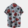 thumbnail image 4 of EGNMCR Chemise à Poche Simple Imprimée de la Saint-Valentin pour Homme, Chemise Décontractée Ample à Poche Imprimée, 4 of 4