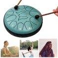 thumbnail image 4 of Instrumentos Percusión Rain Chime 6 Pulgadas Con Tambor Mazos para Libros Música, 4 of 9