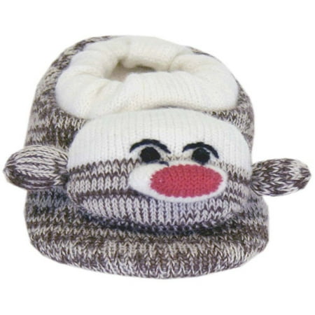 MUK LUKS Sock Monkey Slipper - Brown Tweed