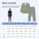 thumbnail image 4 of Balery Retro Hippie Groovy Mushroom Pijama para Hombre de Dos Piezas con Manga Larga, Conjunto de Dormir y Descanso Suave con Bolsillos-Large, 4 of 7