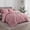 Candy Pink, variant on IGI Queen Ashy Gray Comforter Set- 7 Pieces Pintuck Bedding Set with Comforters, Sheets, Pillowcases & Shams