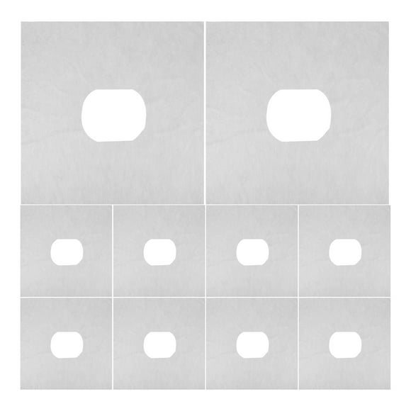 KAKOWELY table 100 Sheets Massage Sheets Massage Table Face Hollowed Covers Massage Head Rest Pads Salon Massage Covers Salon Table Face Hole Covers15.75"X15.75"X0.04"