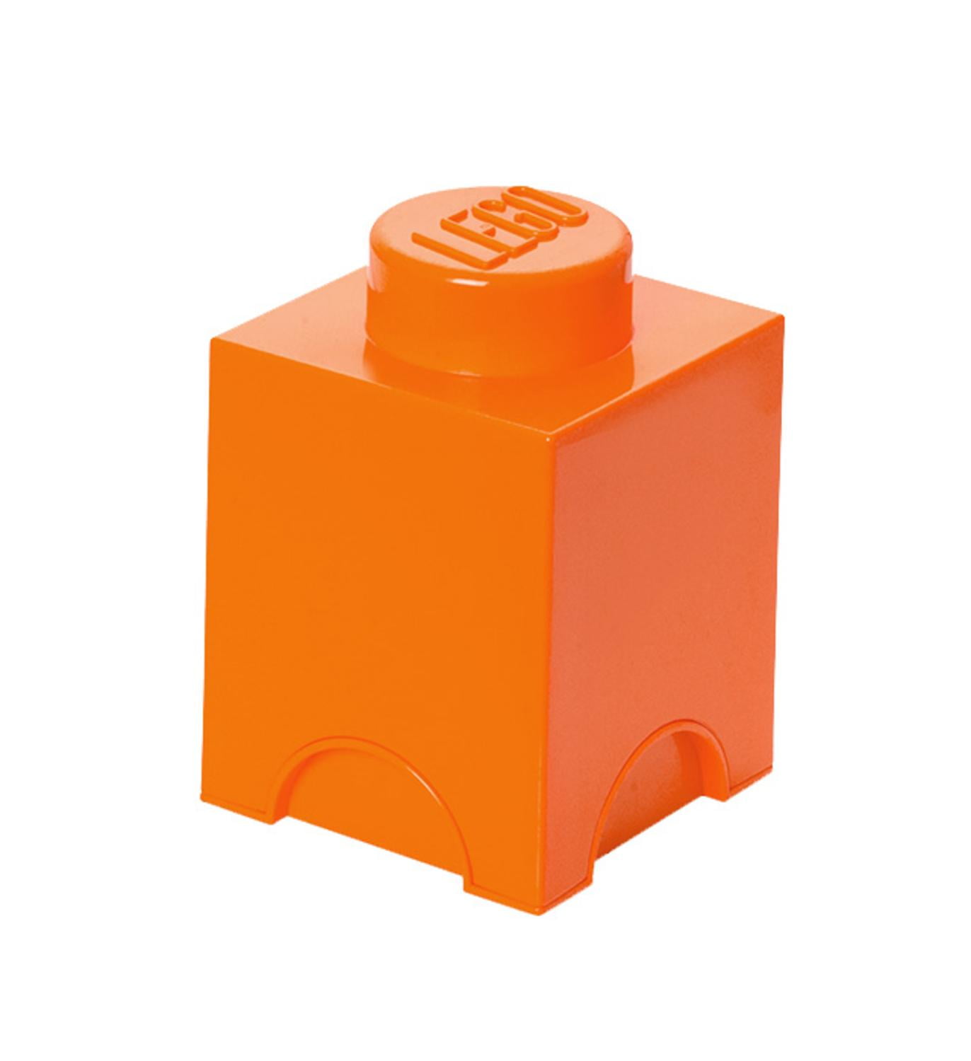 LEGO Movie Bright Orange Storage Brick 1 Children's Toy Box - Walmart.com - Walmart.com