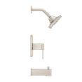 thumbnail image 2 of Deckard 1-Handle Tub & Shower Trim in Brushed Nickel, 2 of 2