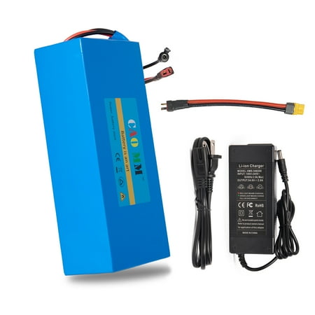 

48V 14Ah Lithium Battery with Charger XT-90 30A BMS Ebike Battery for 1000W Electric Bike