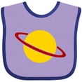 thumbnail image 3 of Inktastic Cute Saturn Boys or Girls Baby Bib, 3 of 4