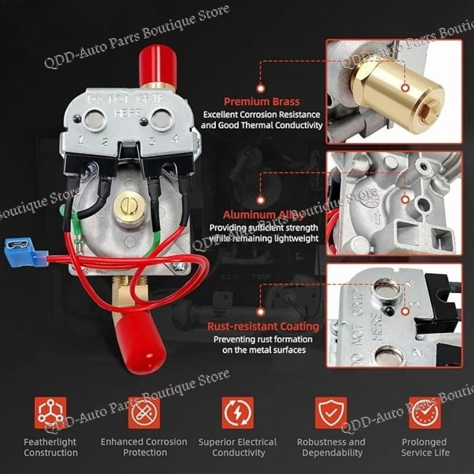 6 10 Galllon 92089 92078 Gas Water Heater Solenoid Valve Assembly For Atwood RV Water Heater LP Propane Control GH610-3E