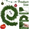 thumbnail image 3 of 9FT Artificial Norfolk Pine Garlands, Blutato Realistic Christmas Greenery Garland for Mantel, Table, Stairs, Indoor Outdoor Winter Holiday Decor, Faux Pine Garland 1 Pack, 3 of 9