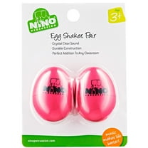 Nino Plastic Egg Shaker Pairs Strawberry Pink