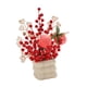 thumbnail image 5 of Jarrón de flores artificiales para el Festival de Primavera, bonsái, decoración de mesa para interiores Estilo A, 5 of 9