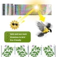 thumbnail image 3 of Cinta repelente de aves de 50 m Cinta repelente de aves de doble cara Cinta repelente de aves holográfica brillante para asustar a las aves Disuasión de aves, 3 of 5