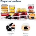 thumbnail image 4 of Juego de Recipientes Herméticos Bluelander, 24 Piezas, Diferentes Tamaños, 4 of 5