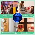thumbnail image 6 of JUNWELL Neon Sign Wine Glass Lights - LED Neon Light USB Battery Powered Neon Bar Sign, Bistro, Home Wine Cellar Wall Decoration (Blue), 6 of 8