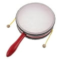 thumbnail image 3 of Practical Children Rattle Drum Percussion Instrument Musical Hand Drum Toy, 3 of 8