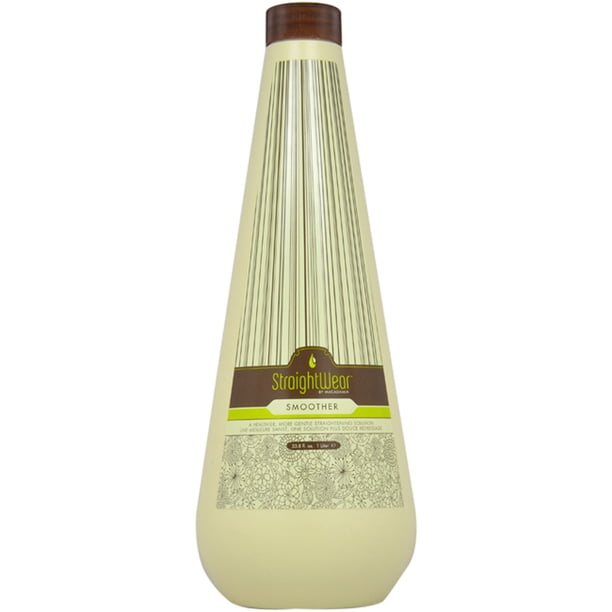 Más suave Macadamia Oil Macadamia Oil Natural Oil Straightwear Smoother Straightening Solution Más suave Unisex 33.8oz