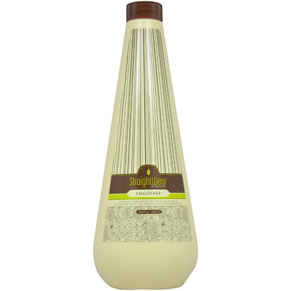 Más suave Macadamia Oil Macadamia Oil Natural Oil Straightwear Smoother Straightening Solution Más suave Unisex 33.8oz