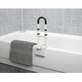 thumbnail image 2 of Drive Medical White Steel Bathtub Clamp-On Bathtub Grab Bar 3 to 7 Inch Width, 2 of 8