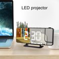 thumbnail image 3 of Portable Proyector Lecherías de reloj digital ajustable Relojes de proyección LED alimentadas por batería Lámparas de noche para sala de estar de dormitorio Inevent EL022656-00, 3 of 7