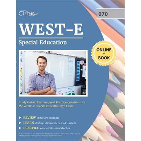 Pre-Owned WEST-E Special Education Study Guide: Test Prep and Practice Questions for the WEST E Special Education 070 Exam (Paperback)