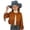 Brown, variant on GJSYRH Girls Suede Fringe Jacket Long Sleeve Boho Tassels Coat Western Cowboys Dress-up Brown 3-4 Years