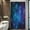 Blue Space, variant on Outer Space Galaxy Stars Shower Curtain 72Wx72H Inch Nebula Universe Planet Purple Sky Starry Decor Fabric Set Polyester Waterproof for Bathroom with Metal Hooks 12 Pack