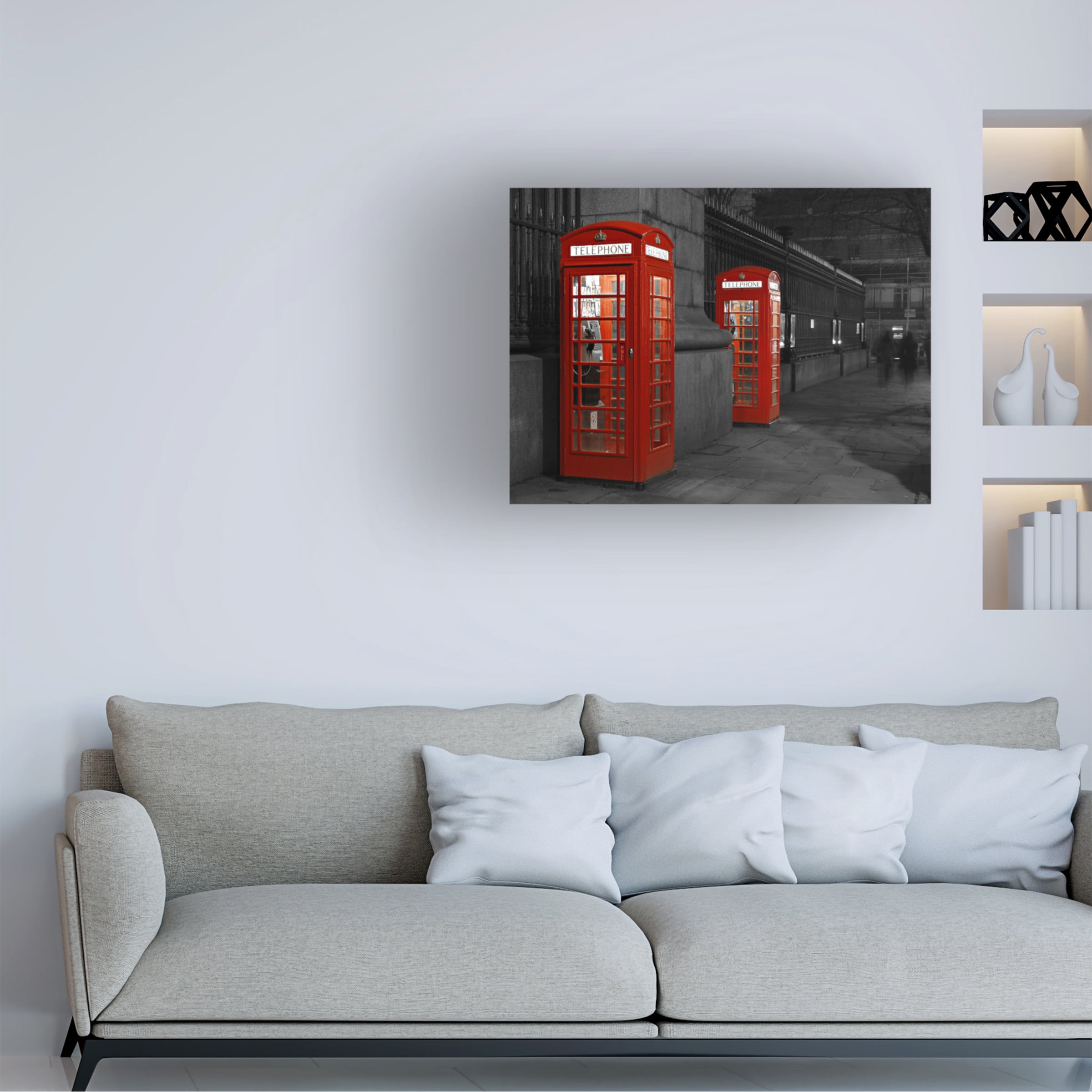 Jan Lykke 'Phone To A Ghost' Canvas Art