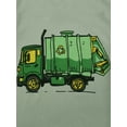 thumbnail image 5 of WIBACKER Pajamas for Boys Garbage Truck Short Sleeves 2-Piece PJs Set Kids Rib Knit Sleepwear Size 2-9 Years, 5 of 10