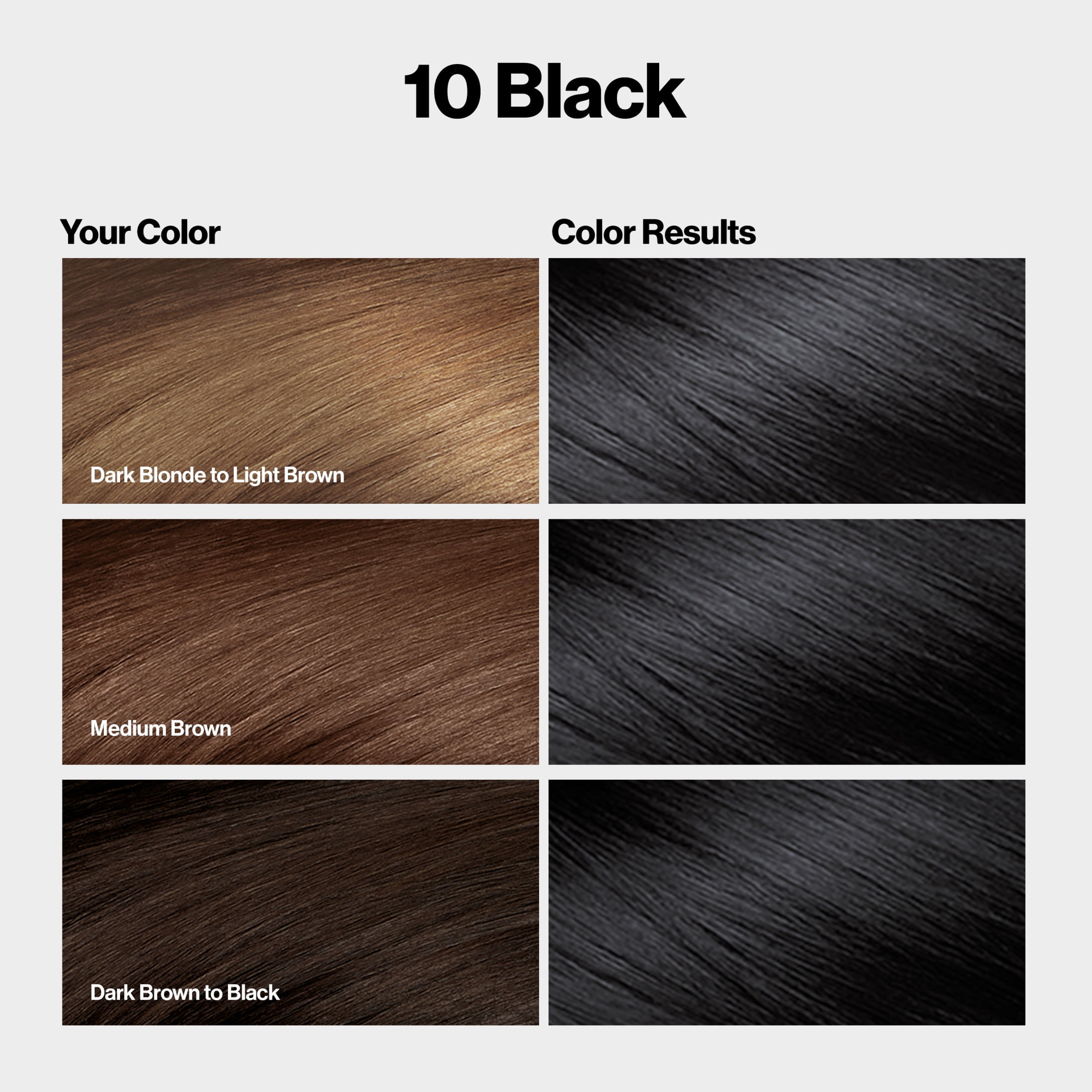 Revlon ColorSilk Permanent Hair Color, Bond Repair Complex, 10 Black, 1 pack