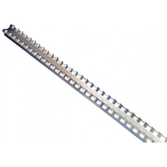 EGW Picatinny Rail Scope Mount Extrusion w/ Slots 2092, 32 inch, silver