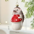 thumbnail image 5 of Shoreew Christmas Tree Decoration Squirrel Hedgehog Christmas Ball Ornaments Xmas Holiday Decor for Home Table Fireplace Office, 5 of 6