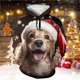 thumbnail image 1 of Sudaderas con capucha navideñas para hombre, sudadera de manga larga con estampado de animales navideños, ropa de otoño e invierno para hombre, Tops informales de moda para vacaciones, 1 of 4
