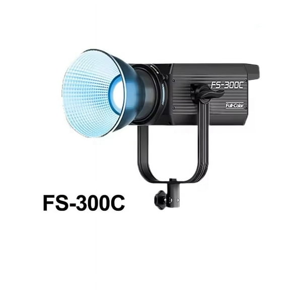 FS-300C 300W LED Light 2700K-7500K Bi-color Professional Flash Strobe Lamp For Video Photography Studio Live Stream