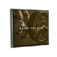 thumbnail image 3 of Stupell Industries Raise The Bar Motivational Bodybuilder Graphic Art Luster Gray Floating Framed Canvas Print Wall Art, Design by Jacob Green, 3 of 6