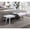 White, variant on Roundhill Furniture Larwich Solid Wood Slatted Bench, 56.30-Inch Long, Espresso