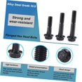 thumbnail image 4 of Bybiment M10 80mm 6Pcs Flanged Hex Bolts, M10 1.5 Bolts, Flange Hexagon Screws, 10.9 Grade Alloy Steel, Oxide , Metric Machine Threaded, Half Thr, 4 of 7