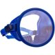thumbnail image 1 of Máscara de esnórquel de silicona panorámica Máscara de esnórquel ovalada Antivaho Accesorio para deportes acuáticos Máscara de buceo de lente única Amplio campo de visión Silicona antivaho (Azul) Excelente Rendimiento ER012328WZ, 1 of 5