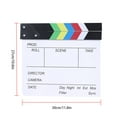 thumbnail image 1 of pitrice Director Film Clapboard Action Scene Clapper Board Wooden Movie Film Clap Slate, L, Colorful, 1 of 6