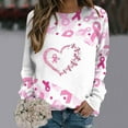 thumbnail image 1 of 2023 Chandail en Molleton Mode Femme 50 % de Réduction Liquidation Mode Décontractée Manches Longues Col Rond Imprimé Chandail en Molleton Blouse, 1 of 5