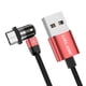 thumbnail image 3 of Cable USB de carga con imán magnético trenzado ajustable con rotación de 360 degree y 180 degree rojo 05 m tipo C, 3 of 7
