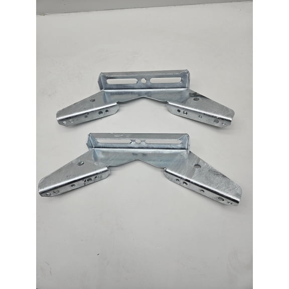 (2) Pontoon Wing Brackets Bunk Bolster Boat Pontoon Trailer V Wing Brackets