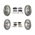 thumbnail image 1 of Transit Auto Front Rear Coated Disc Brake Rotors and Semi-Metallic Pads Kit for Car 2015 Mazda CX-5 with Electric Parking KGF-101123, 1 of 2